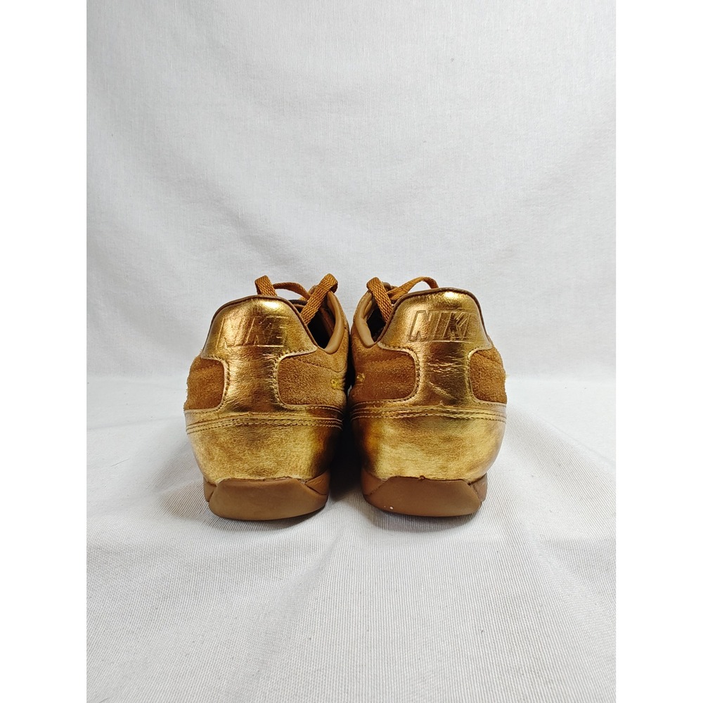 Nike Sprint Sister Sneakers Gold Brown Suede Metallic Low Top 314448-221 6.5 - Picture 7 of 9
